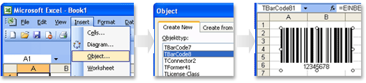 Barcode Software for Excel